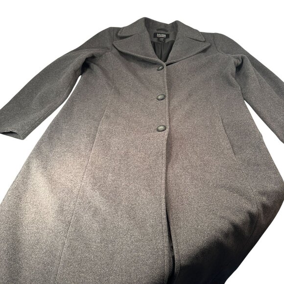 Larry Levine Classics Wool Overcoat Womens Maxi Lined Coat Tall Vintage Winter - Picture 1 of 16
